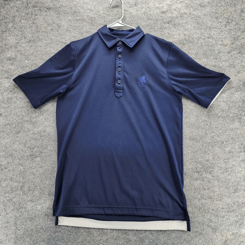 Zero Restriction Polo Shirt Mens Small Blue Tour Series Golf